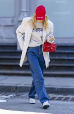 ELSA HOSK in Denim Out in New York 02/18/2022