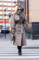 ELSA HOSK Out and About in New York 02/16/2022