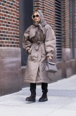 ELSA HOSK Out and About in New York 02/16/2022
