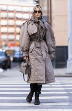 ELSA HOSK Out and About in New York 02/16/2022