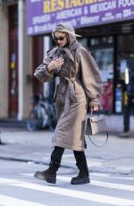 ELSA HOSK Out and About in New York 02/16/2022