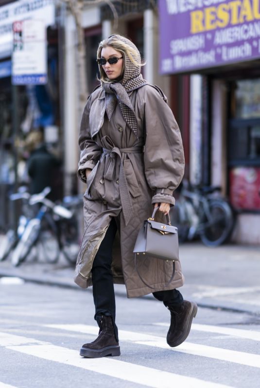 ELSA HOSK Out and About in New York 02/16/2022