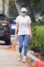ELSA HOSK Out Jogging in Pasadena 02/01/2022