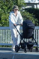 ELSA HOSK Out with Her Baby in Pasadena 02/20/2022