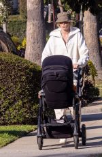 ELSA HOSK Out with Her Baby in Pasadena 02/20/2022