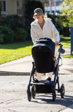 ELSA HOSK Out with Her Baby in Pasadena 02/20/2022