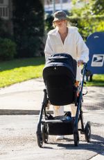 ELSA HOSK Out with Her Baby in Pasadena 02/20/2022