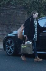 EMILIA CLARKE Out in London 02/08/2022