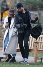 EMILY BROWN and Rege-Jean Page Out at a Park in London 01/19/2022