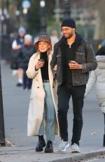 EMILY BROWN and Rege-Jean Page Out at a Park in London 01/19/2022