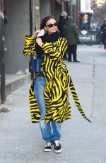 EMILY RATAJKOWSKI Arrives at Michael Kors Fashion Show in New York 02/15/2022