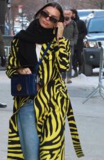 EMILY RATAJKOWSKI Arrives at Michael Kors Fashion Show in New York 02/15/2022