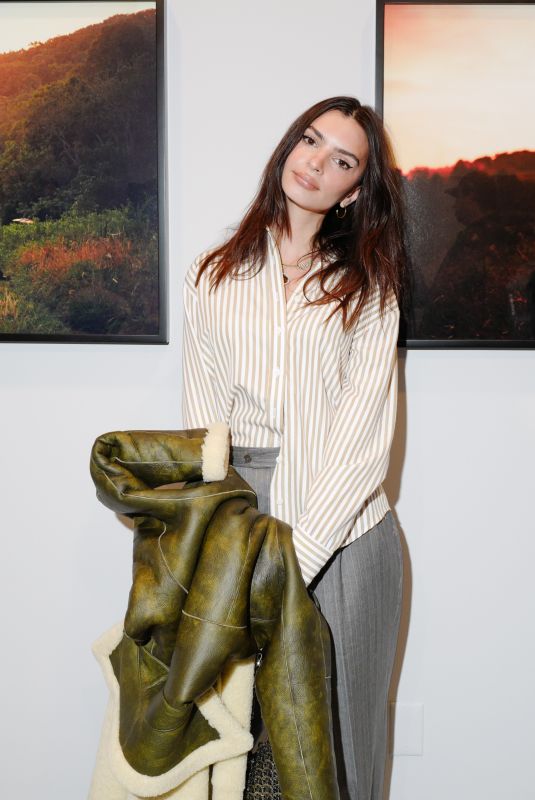 EMILY RATAJKOWSKI at Moses Sumney: Blackalachia Opening at Nicola Vassell Gallery in New York 02/03/2022