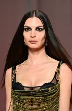 EMILY RATAJKOWSKI at Versace Fashion Show at MFW in Milan 02/25/2022
