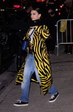 EMILY RATAJKOWSKI Leaves Michael Kors Show at New York Fashion Week 02/15/2022