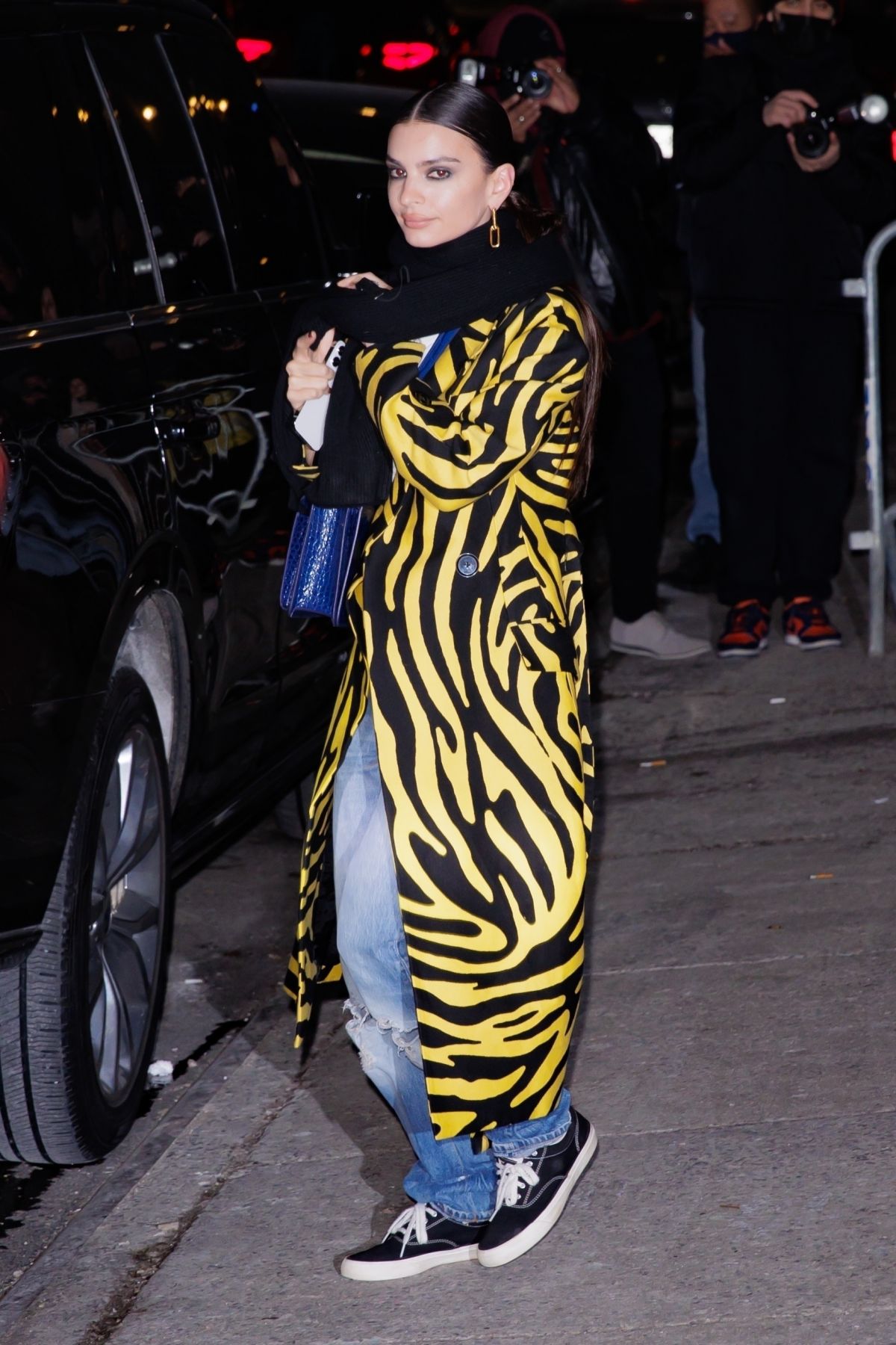 EMILY RATAJKOWSKI Leaves Michael Kors Show at New York Fashion Week 02 ...