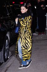 EMILY RATAJKOWSKI Leaves Michael Kors Show at New York Fashion Week 02/15/2022