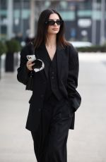 EMILY RATAJKOWSKI Out and About in Milan 02/24/2022