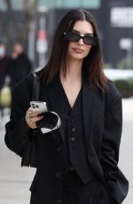 EMILY RATAJKOWSKI Out and About in Milan 02/24/2022