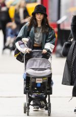 EMILY RATAJKOWSKI Out with Her Baby in New York 02/19/2022