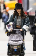 EMILY RATAJKOWSKI Out with Her Baby in New York 02/19/2022