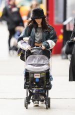 EMILY RATAJKOWSKI Out with Her Baby in New York 02/19/2022