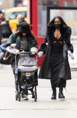 EMILY RATAJKOWSKI Out with Her Baby in New York 02/19/2022