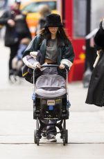 EMILY RATAJKOWSKI Out with Her Baby in New York 02/19/2022