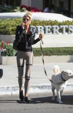 EMMA HERMAN Out with Her Dog in West Hollywood 02/17/2022