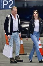 EMMA KROKDAL and Dolph Lundgren Shopping at Fred Segal in West Hollywood 02/17/2022