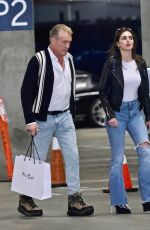EMMA KROKDAL and Dolph Lundgren Shopping at Fred Segal in West Hollywood 02/17/2022