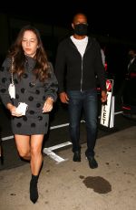 ERICA HERMAN Out for Dinner with Friends at Giorgio Baldi in Santa Monica 02/16/2022
