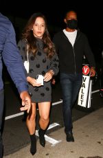 ERICA HERMAN Out for Dinner with Friends at Giorgio Baldi in Santa Monica 02/16/2022