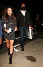 ERICA HERMAN Out for Dinner with Friends at Giorgio Baldi in Santa Monica 02/16/2022