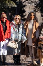 ERIKA JAYNE, KYLE RICHARDS, KATHY HILTON, CRYSTAL KUNG MINKOFF, DORIT KEMSLEY, LISA RINNA and GARCELEL BEAUVAIS Out in Aspen 01/31/2022