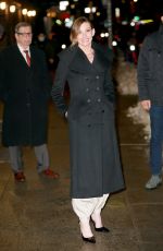 FAITH HILL Arrives at Stephen Colbert Show in New York 02/01/2022
