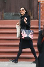 FAMKE JANSSEN Out and About in New York 02/08/2022