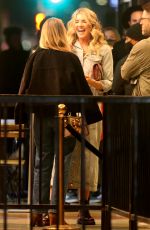 FLORENCE PUGH and Zach Braff Night Out with Friends in Los Angeles 02/17/2022