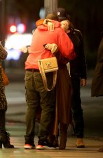 FLORENCE PUGH and Zach Braff Night Out with Friends in Los Angeles 02/17/2022