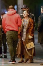 FLORENCE PUGH and Zach Braff Night Out with Friends in Los Angeles 02/17/2022