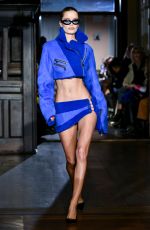 FRIDA AASEN Walks Runway at Laquan Smith Fashion Show at NYFW in New York 02/14//2022