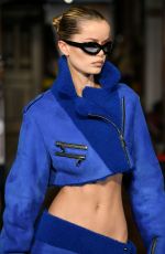 FRIDA AASEN Walks Runway at Laquan Smith Fashion Show at NYFW in New York 02/14//2022
