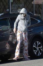 GEENA DAVIS Wearing a Mask Out in Los Angeles 02/11/2022