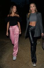 GEORGIA HARRISON and BELLA KEMPLEY Night Out in London 02/18/2022