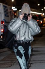 GIGI HADID Arrives at Altuzarra Show at New York Fashion Week 02/13/2022