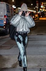 GIGI HADID Arrives at Altuzarra Show at New York Fashion Week 02/13/2022