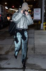 GIGI HADID Arrives at Altuzarra Show at New York Fashion Week 02/13/2022