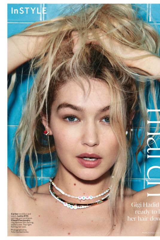 GIGI HADID in Istyle magazine, March 2022