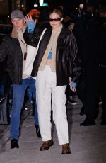 GIGI HADID Leaves Michael Kors Fashion Show in New York 02/15/2022