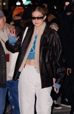 GIGI HADID Leaves Michael Kors Fashion Show in New York 02/15/2022